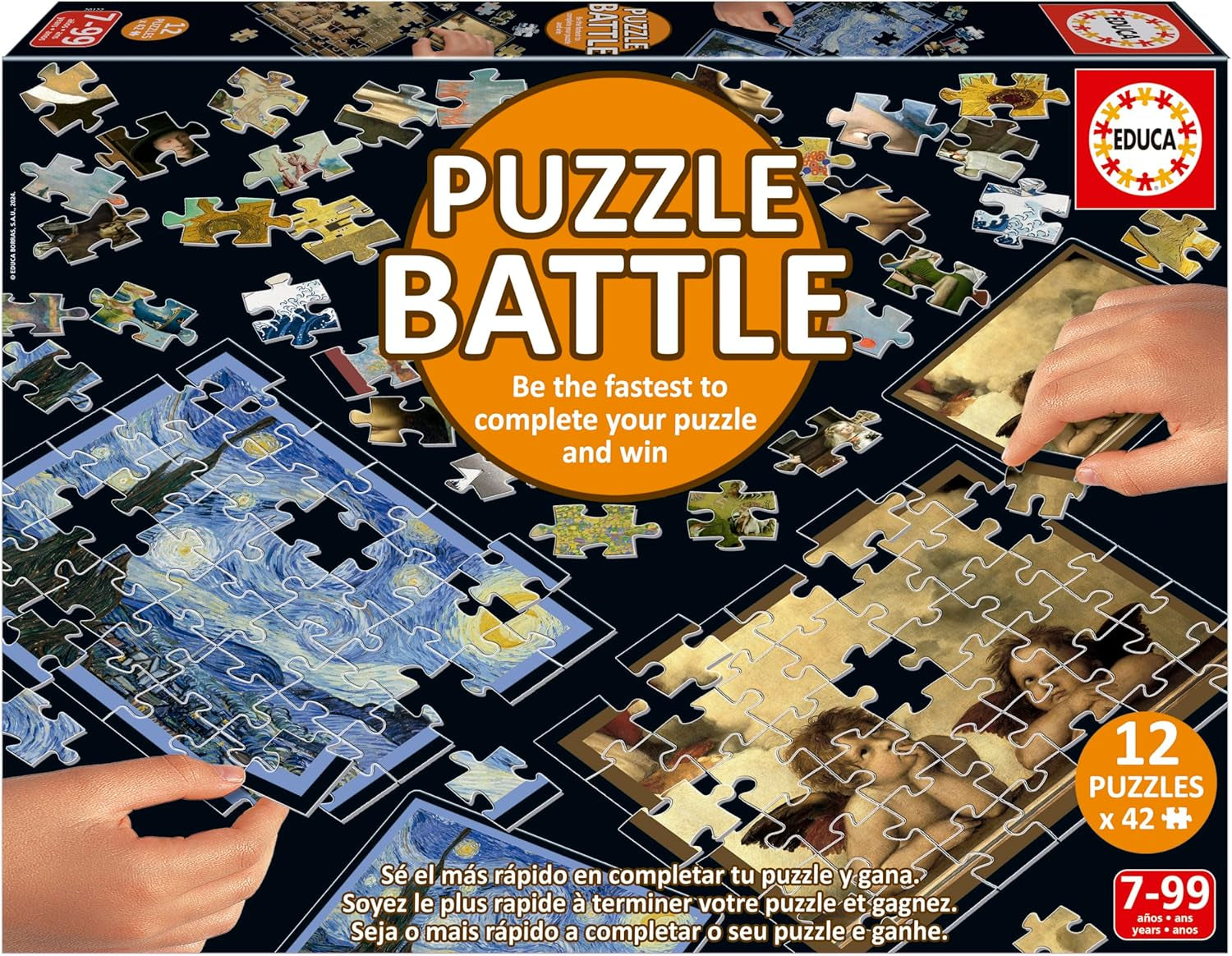 Educa - Puzzle Battlescapes. Autentyczna bitwa na kawałki | Bądź pierwszym, który ułoży puzzle i zostanie zwycięzcą. Od 7 lat (20121) Puzzle Naty Sklep Typ