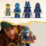 LEGO NINJAGO Mech bojowy Jaya, zabawka ninja dla dzieci z figurkami, w tym minifigurką Jaya z mini kataną, figurkami i mechem, mały prezent dla kreatywnych chłopców i dziewcząt od 6 lat 71805 Zestawy do budowania Besuche den LEGO-Store