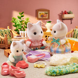Sylvanian Families - 5738 Rodzina kotów mlecznych - Figurki z domku dla lalek