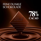 Lindt Excellence 78-procentowy batonik kakaowy - Intensywność kakaowa Trwałość Wegański batonik 100g Idealny prezent