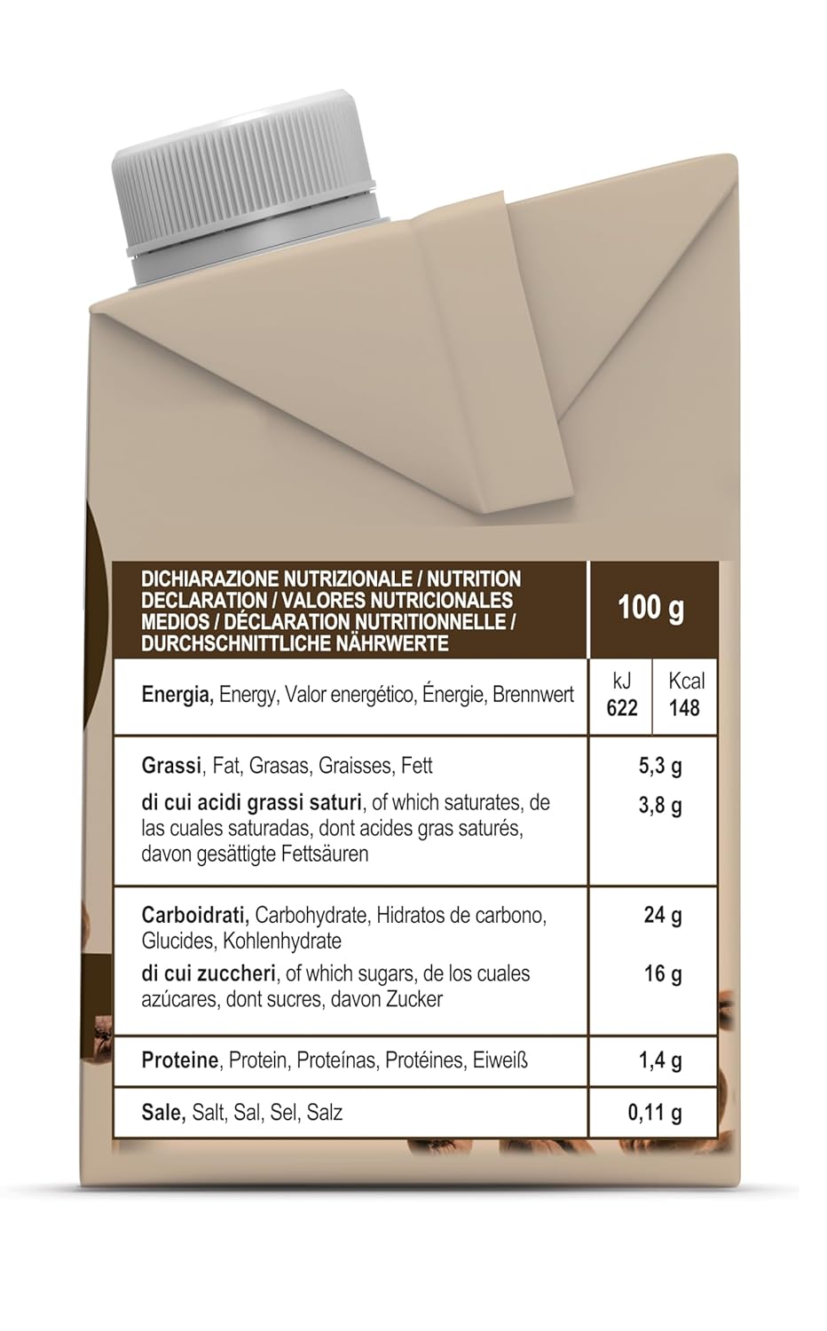 Gimoka Caffe Latte Cream Bez laktozy Bez glutenu Bez konserwantów