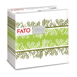 Fato - Serwetki papierowe suche, airlaid, efekt tekstylny, opakowanie 50 serwetek, 40X40 złożone w formacie 4, Tropicana Decor