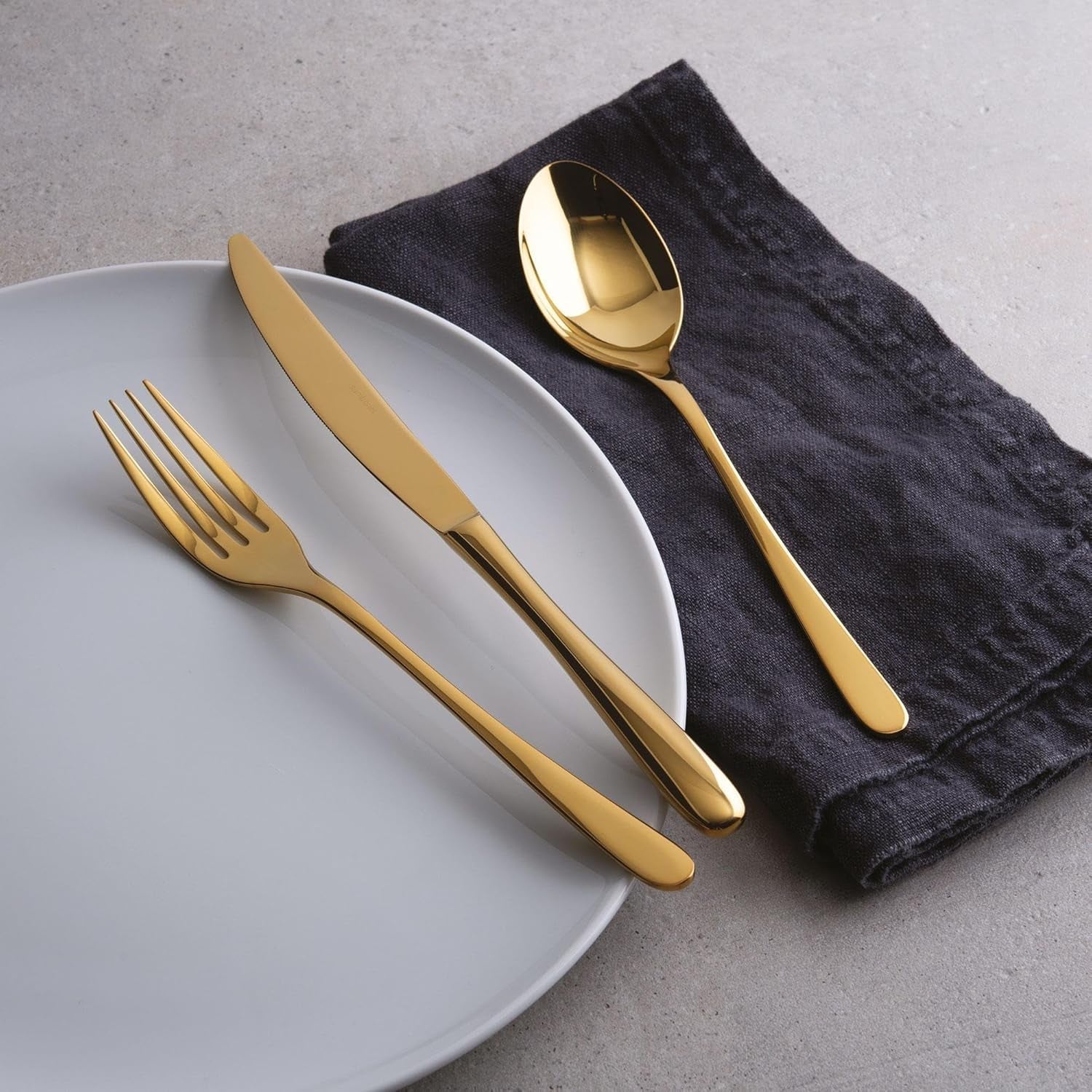Sambonet 52553G81 - Zestaw sztućców Taste Golden 24 sztuki Kitchen Naty Shop