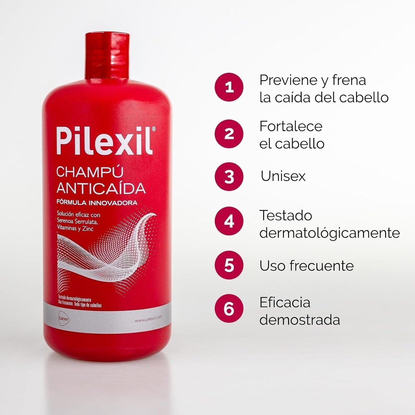 Lacer szampon przeciw wypadaniu włosów 900 ml Lacer pielęgnacja włosów