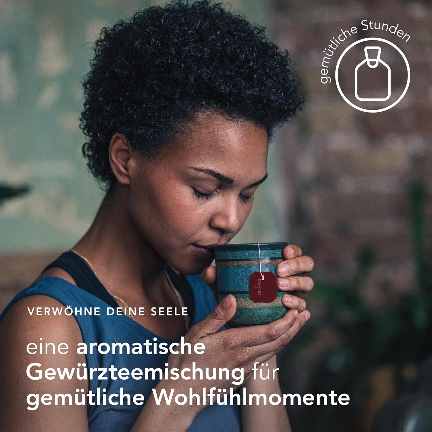 Pukka | Mieszanka organicznych herbat smakowych „Vanilla Chai” | Cynamon, imbir i wanilia | Herbata na poczęstunek z naturalną słodyczą | Opakowanie 1 | 20 torebek herbaty