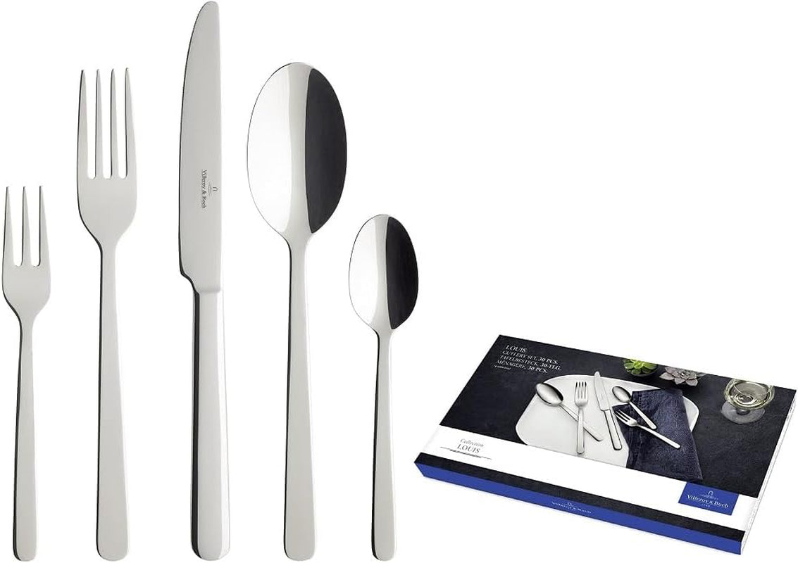 Sztućce Villeroy & Boch Louis dla 6 osób, 30 sztuk Kuchnia Naty Shop