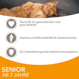 IAMS Delights Mokra karma dla kotów z kurczakiem w sosie dla starszych kotów od 7. roku życia – wielkość próbna, pojedyncza saszetka, 1 x 85 g