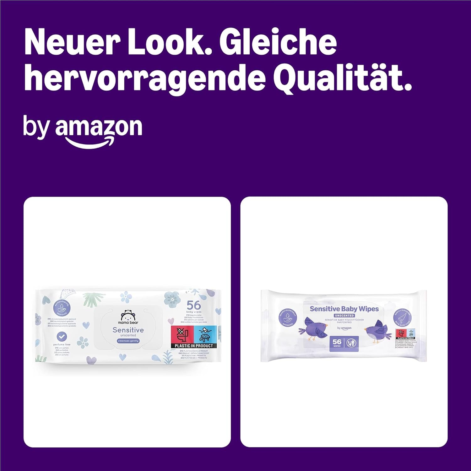 autor: Amazon Sensitive Baby Tücher, Unparfümiert, 1008 Feuchttücher, 18er-Packung á 56 Stück (Zuvor eine Marke von Mama Bear, gleiches Produkt)