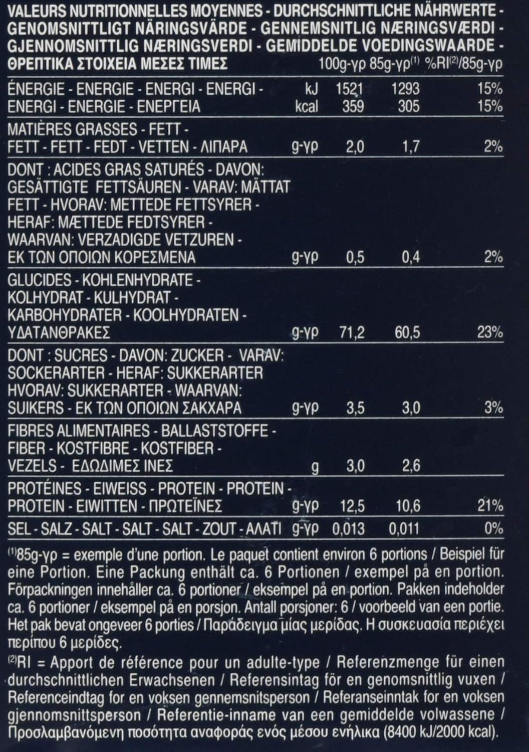 Makaron Barilla Collezione Fusilli Krótkie kawałki, (1 x 500 g)
