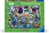 Puzzle Ravensburger 12000422 - Minecraft Mobs - 1000 elementów Minecraft Puzzle dla dorosłych i dzieci od 14 lat Puzzle Naty Shop