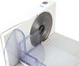 Kompaktowa krajalnica elektryczna JECF0300, wyjmowane ostrze ze stali nierdzewnej, średnica 170 mm, kontrola grubości od 0 do 15 mm, 150 W Tarki i krajalnice Naty Shop
