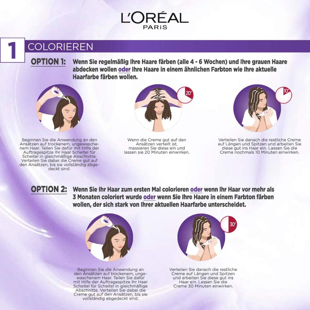 L'Oréal Paris Trwała farba do włosów zapewniająca ultra chłodny efekt kolorystyczny, 100% pokrycia siwych włosów, zestaw koloryzujący, szampon i krem pielęgnacyjny, Excellence Cool Creme, nr 7.11 Ultra chłodny średni blond (Blond) Farba do włosów Naty Shop