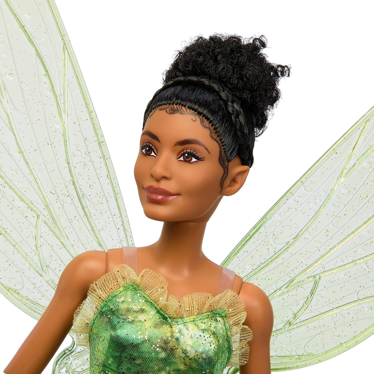 Lalka Disney Piotruś Pan i Wendy Dzwoneczek z ruchomymi skrzydłami i zieloną sukienką Prezent inspirowany filmem dla dzieci do odtwarzania scen lub własnych przygód HNY37