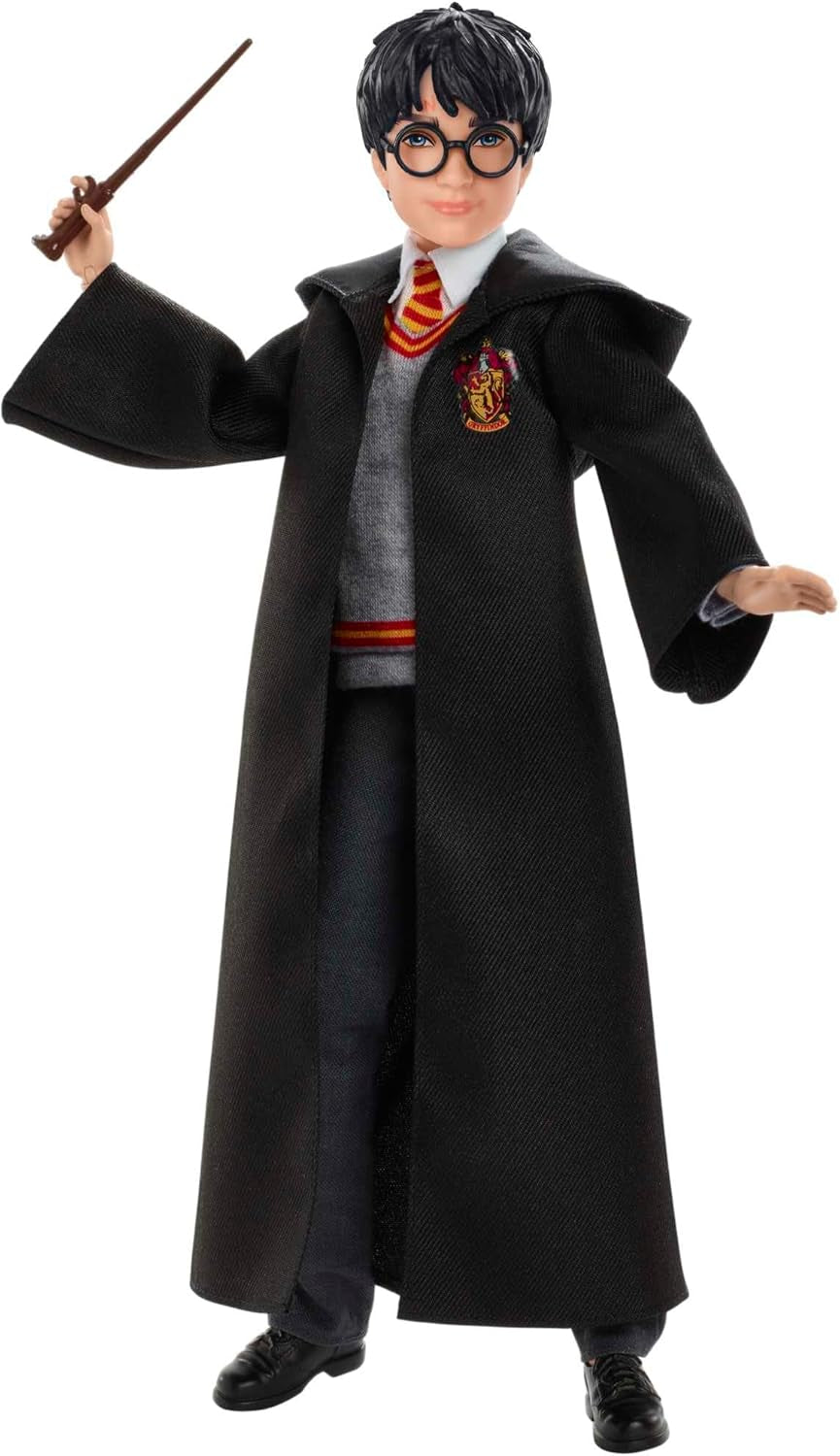Mattel Harry Potter – lalka kolekcjonerska (około 26 cm) z mundurkiem Hogwartu, szatą Gryffindoru i różdżką dla dzieci od 6 lat. Figurki FYM50 Sklep Naty Łóżko pojedyncze