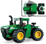 LEGO Technic Ciągnik 4WD John Deere 9620R z przyczepą wywrotki Klasyczna zabawka rolnicza dla dzieci dla chłopców i dziewcząt w wieku 8 lat Model kolekcjonerski 42136 Zestawy do budowania Besuche den LEGO-Store