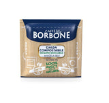 Kompostowalne podkładki Kaffeepads Caffè Borbone, niebieskie Kaffeemischung - 50 podkładek - Kompatybilne z papierowymi podkładkami ESE System 44 mm