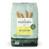 Organiczny makaron Penne Rigate N.91 - 500g z pszenicy Khorasan - Starożytna pszenica, bogata w białko, w 100% uprawiana we Włoszech - Wszechstronny w kuchni i bogaty w składniki odżywcze