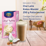 KRÜGER Chai Latte Exotic India typu kokosowo-migdałowy (1 x 0,25 kg)