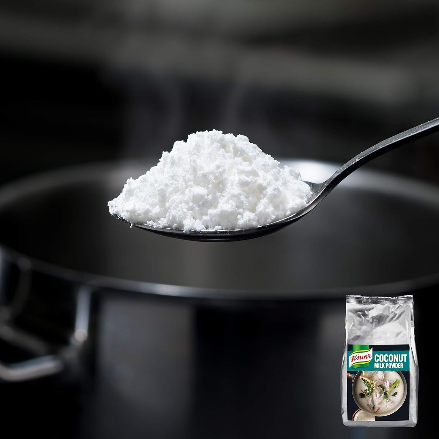 Knorr Kokosmilch Pulver (Mleko w proszku aus 20 frischen Kokosnüssen, ergibt 6,6 litra Kokosmilch) 1er Pack (1 x 1 kg)