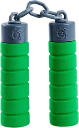 Dalej Ninja Nunchaku, dźwięk, rączka owinięta miękkim materiałem, 13 cm, odgrywanie ról, od 3 lat, zielone Figurki Naty Shop Domyślny tytuł