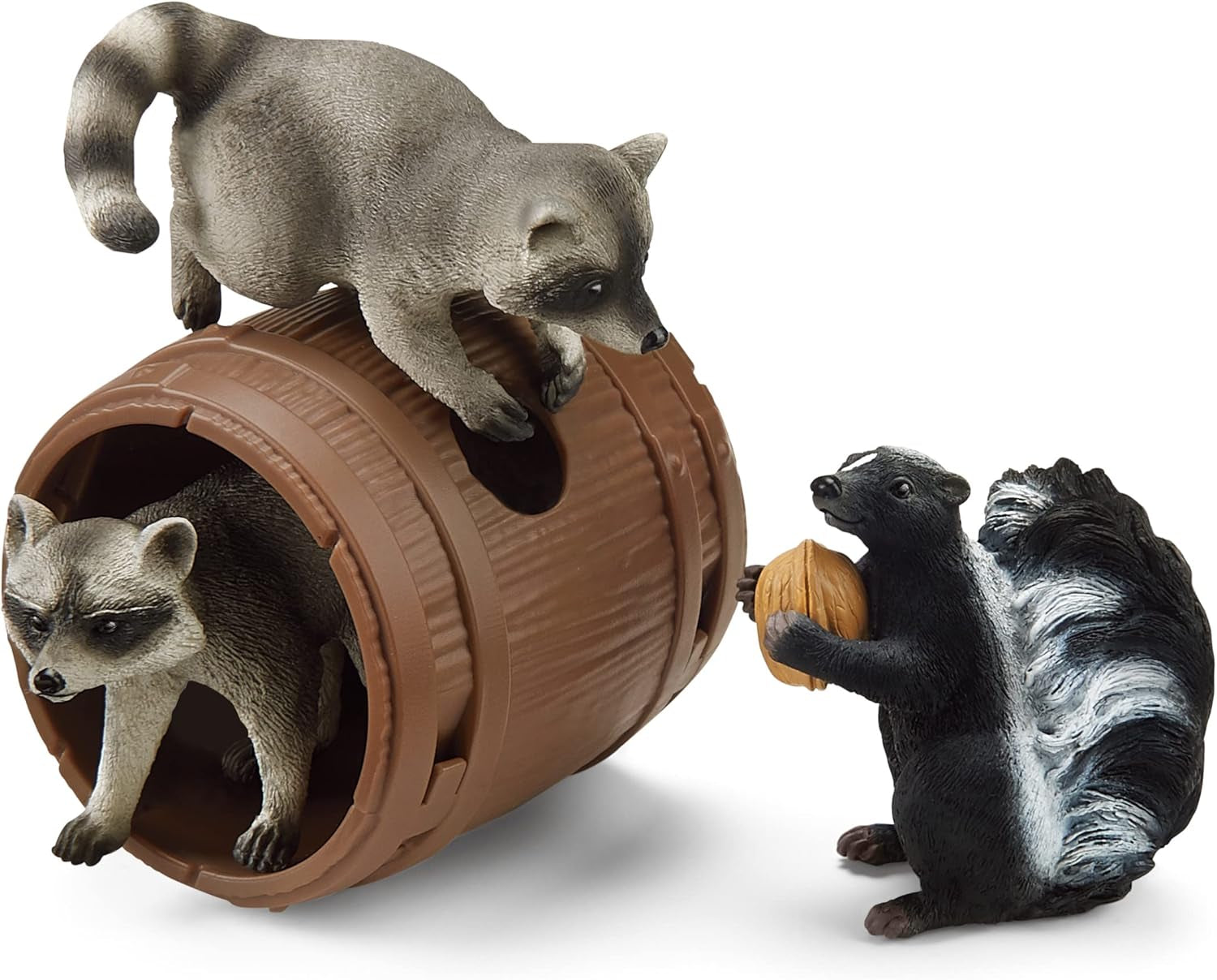 Schleich 42532 Zabawa wokół orzecha, Od 3 lat, WILD LIFE - Zestaw do zabawy, 6 sztuk Figurki Naty Shop