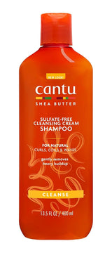Cantu Cleansing Cream Shampoo – Shampoo Für Lockiges Und Krauses Haar – Reichhaltige Formel Aus Shea Butter – Sanfte Und Tiefenwirksame Reinigung Für Haar Und Kopfhaut – Sulfatfrei – 400 Ml Prysznic i kąpiel Cantu Default Title