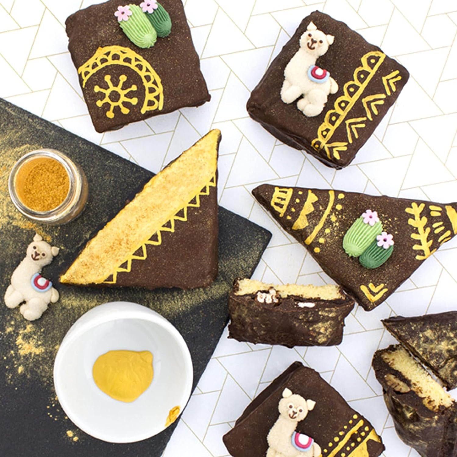 Günthart Backdecor Gold Powder - brokat jadalny, proszek do barwienia żywności, brokat do napojów - mały brokat ze złotym pyłem dla miłośników pieczenia, 1 opakowanie (1 x 7g)
