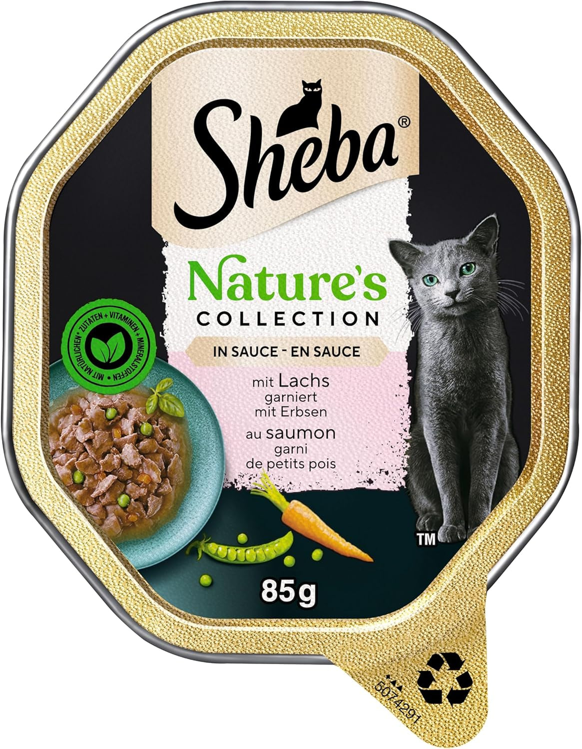 SHEBA Mokra karma dla kotów, Kolekcja Natury w Sosie Łososiowym, 2 x 11 x 85g
