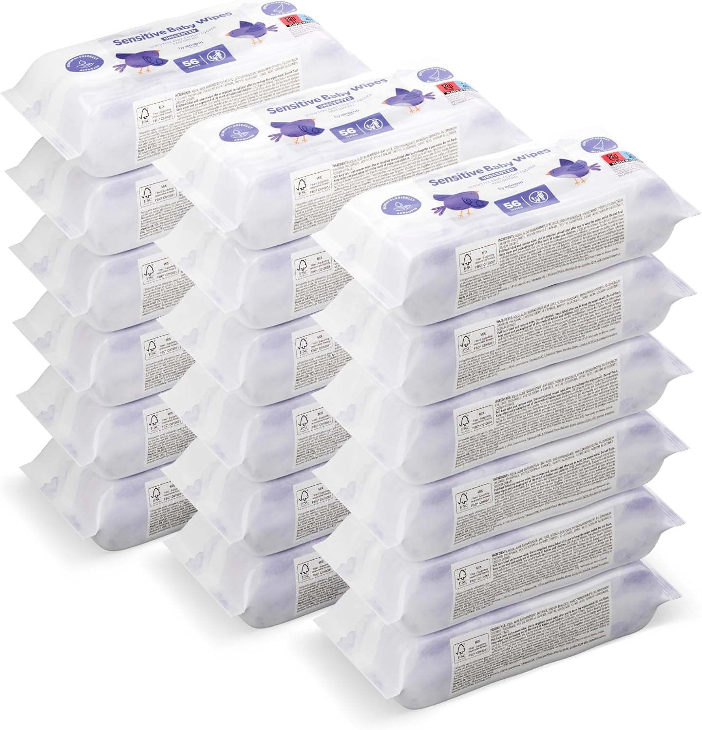 autor: Amazon Sensitive Baby Tücher, Unparfümiert, 1008 Feuchttücher, 18er-Packung á 56 Stück (Zuvor eine Marke von Mama Bear, gleiches Produkt)