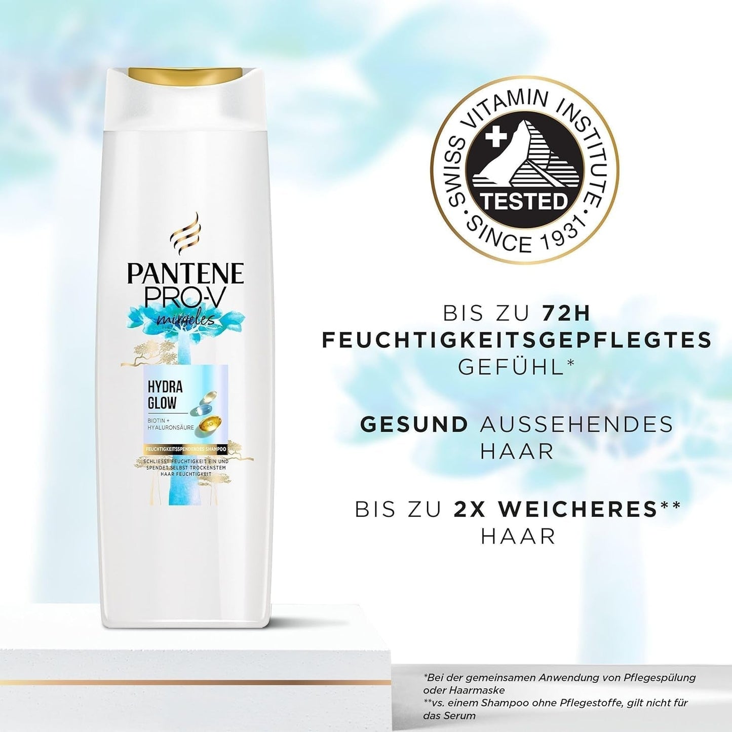 Pantene Pro-V Hydra Glow Nawilżający szampon z biotyną do włosów suchych i zniszczonych Pantene Prysznic i Kąpiel