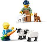 Ciągnik LEGO City z przyczepą - Zabawka rolnicza z traktorem i figurkami zwierząt - Zestawy do zabawy Montessori dla chłopców i dziewcząt od 4 lat - prezent z 2 minifigurkami 60461 Zestawy konstrukcyjne Besuche den LEGO-Store