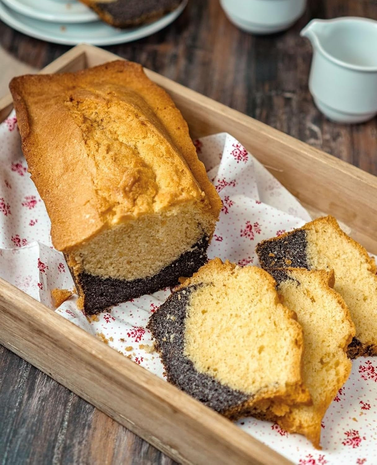 RUF Rührkuchen Backmischung, Nur Wasser & Öl Zugeben, Rezeptur Für Blechkuchen, Kastenkuchen, Muffins, Gugelhupf Und Tortenböden, 1X1000G Mieszanka do pieczenia i gotowania Naty Shop