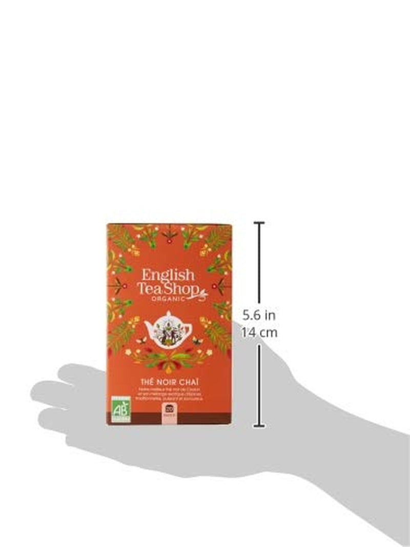 ETS - Czarna herbata Chai, Naturland BIO, 20 torebek herbaty (2 sztuki)