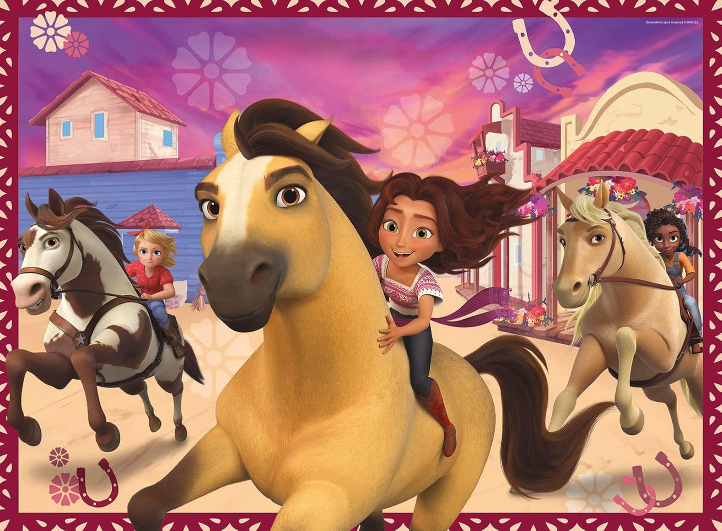 Ravensburger Puzzle dla dzieci - 12994 Friends For Life - Dreamworks Spirit Puzzle dla dzieci od 7 lat, zawierające 150 elementów w formacie XXL Puzzle Naty Shop