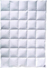 Kołdra puchowa Billerbeck Martina® - Pocieszyciel 135 x 200 cm - Pocieszyciel na każdą porę roku - Odpowiedni dla alergików - 90% puch gęsi, 10% gęsie pióra - White Naty Shop Kołdry i kołdry Średnie (M) 155 X 220 cm