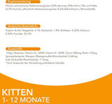 IAMS Delights Kitten Nassfutter - Opakowanie zbiorcze Katzenfutter mit Hunn w sosie, wysokiej jakości Futter für Junior Kätzchen von 1-12 Monate, 12 x 85 g