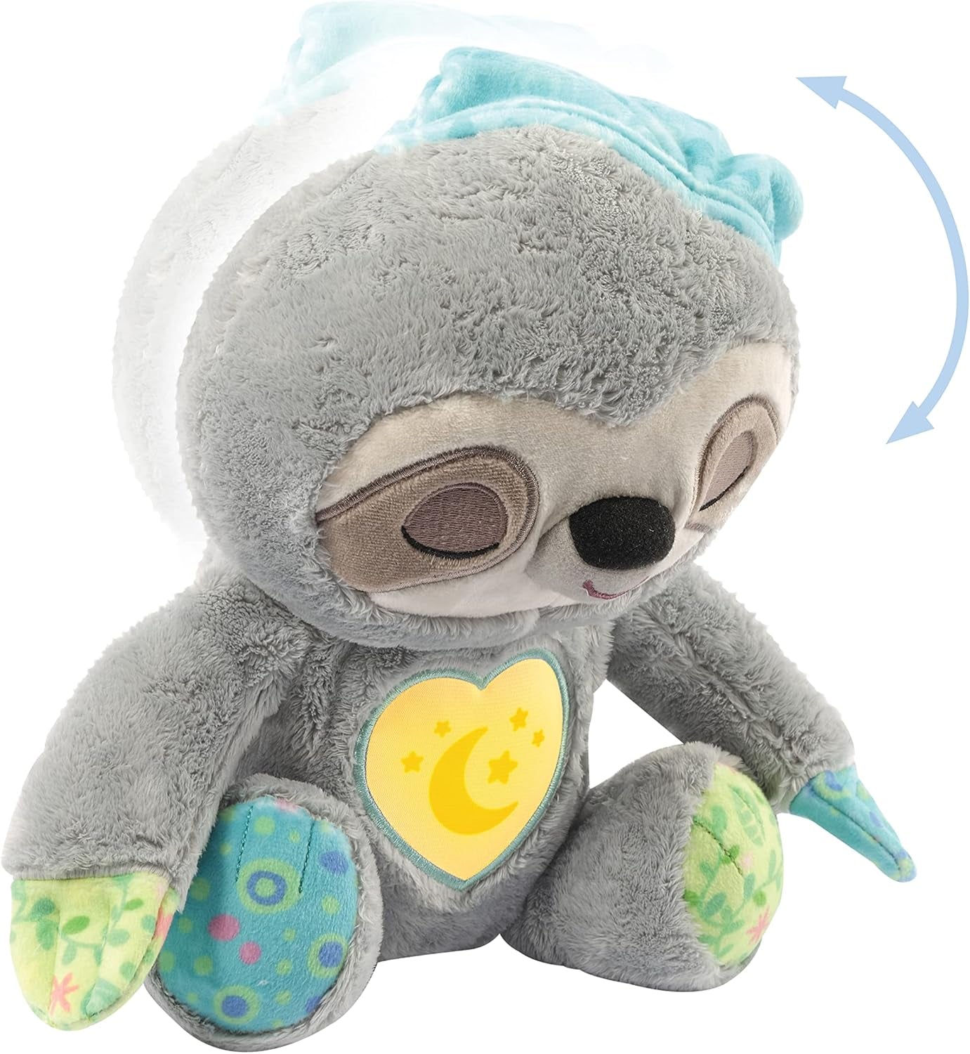 VTech Baby Schnarchi, śpiący leniwiec - Urocza pluszowa zabawka, która pomoże Ci zasnąć - Z naturalnymi i codziennymi dźwiękami, muzyką i nocnym światłem - Dla dzieci od urodzenia Bebe Toys Naty Shop