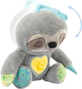 VTech Baby Schnarchi, śpiący leniwiec - Urocza pluszowa zabawka, która pomoże Ci zasnąć - Z naturalnymi i codziennymi dźwiękami, muzyką i nocnym światłem - Dla dzieci od urodzenia Bebe Toys Naty Shop