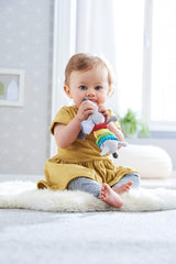 HABA 304771 - Grzechotka figurka jamnika, materiałowa zabawka dla dziecka z grzechotką, zabawka od 6 miesiąca. Toys Bebe Naty Shop