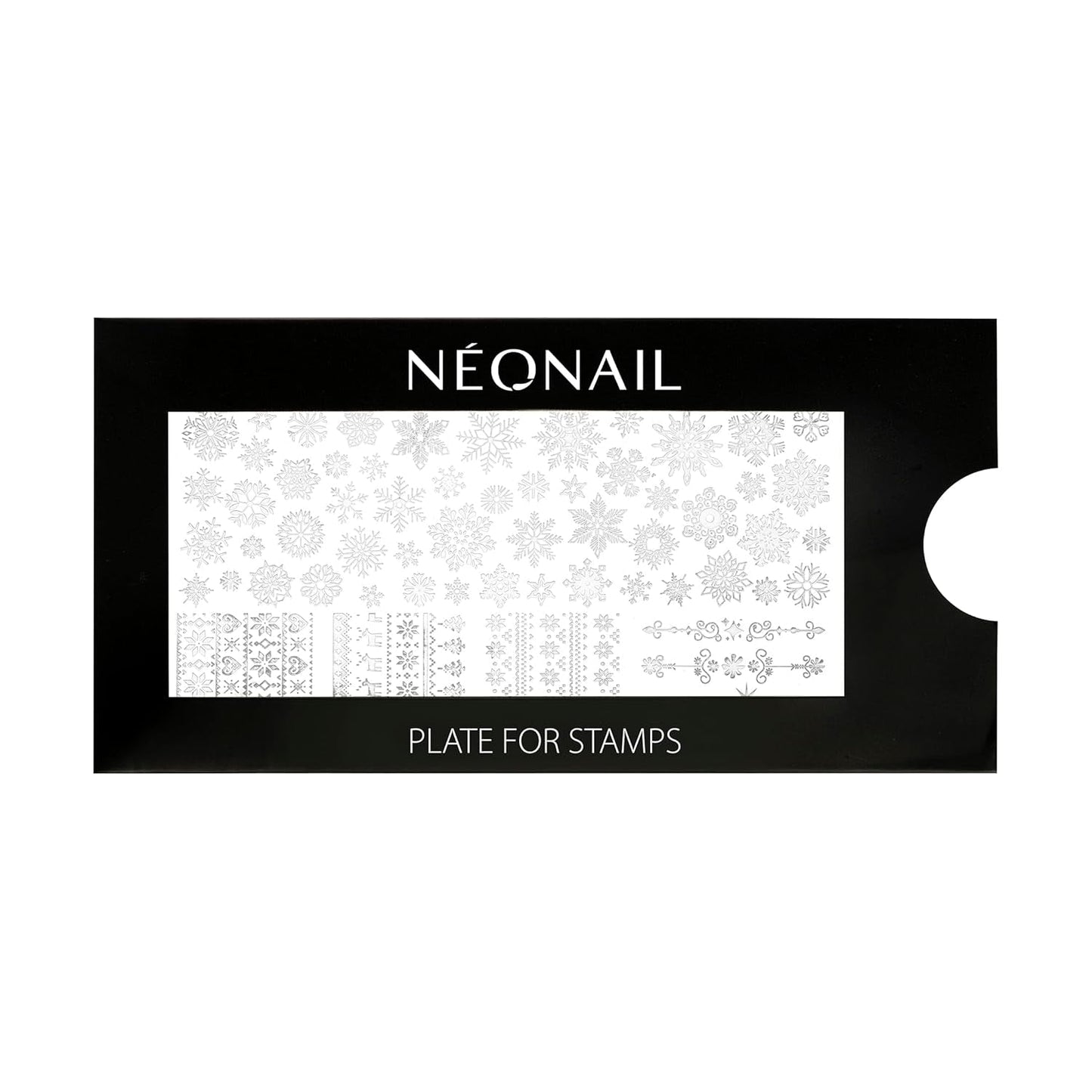 NÉONAIL Nagel Stempel Mit Schaber - Nägel Selber Machen - Stempel do zdobienia paznokci - Nageldesign Für Nagel Schablone - French Nails Stempel - Silikon Nagelstempel