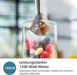 Mikser Philips serii 5000 — 1200 W. Technologia Promix. Led Geschwindigkeitsanzeiger. Stufenlose Geschwindigkeitseinstellung. Kompaktowa konstrukcja. Leicht Zu Reinigen. Schwarz (HR2681/00) Kuchnia Naty Shop