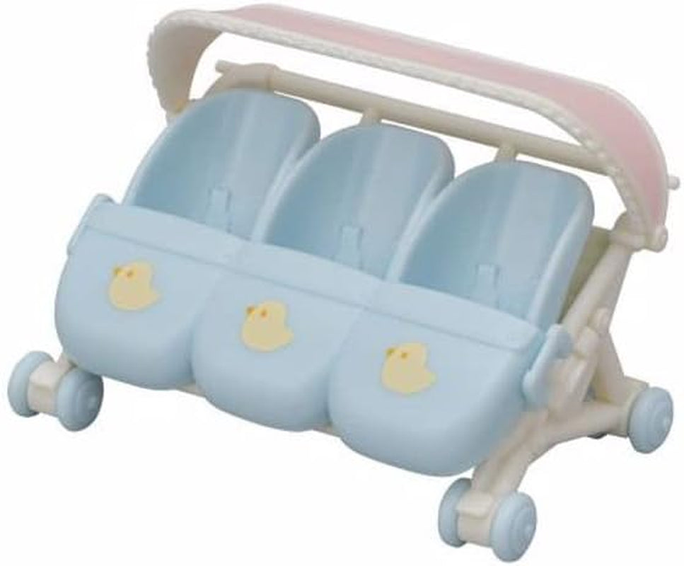 Wózek dla trojaczków Sylvanian Families L5533 – domek dla lalek Naty Shop Dolls
