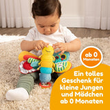 Lamaze Zabawka dla niemowląt „Freddie the Firefly” Clip & Go, wysokiej jakości zabawka dla małych dzieci, zawieszka z uchwytem wzmacniająca relację rodzic-dziecko, od 0 miesiąca życia, wiele kolorów Bebe Toys Naty Shop