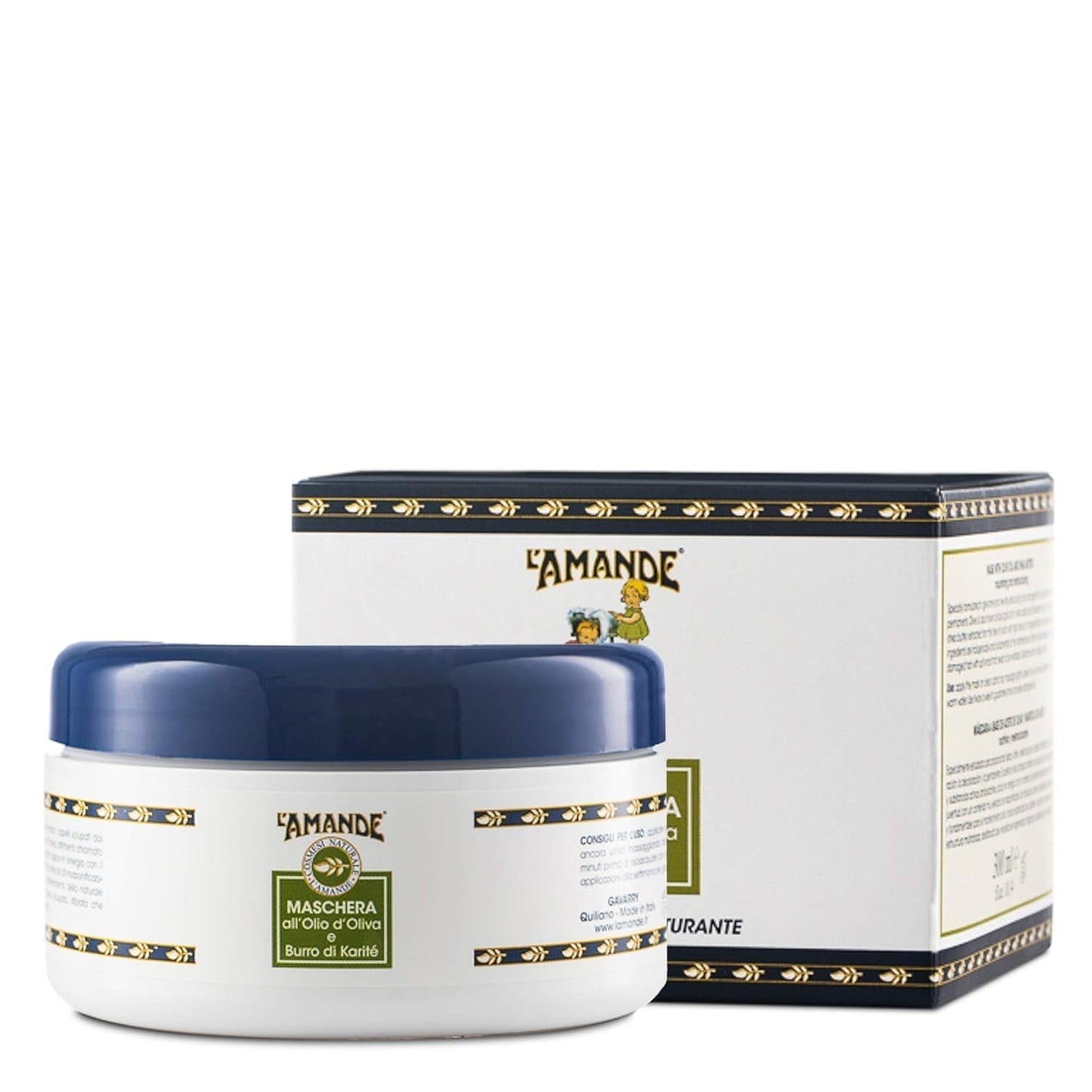 Maska do twarzy z olejkiem z oliwek - 300ml Naty Shop Maska do włosów Tytuł domyślny