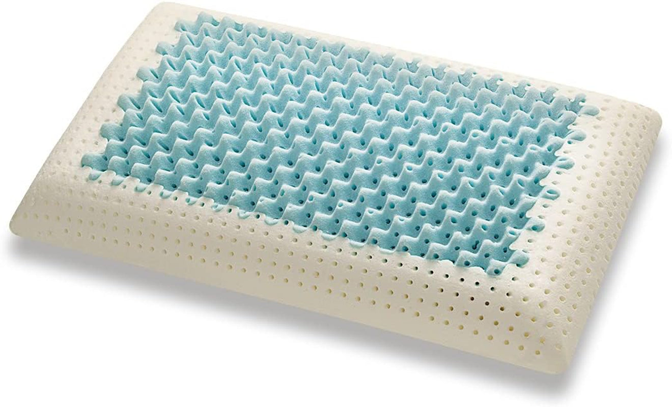Marcapiuma - Para poduszek podtrzymujących szyję - Miss & Mister - Część ultra oddychająca - Pokrycie 100% bawełny - Ortopedyczne - Pianka Visco Pillow Memory Foam - PRODUKT MEDYCZNY - Made in Italy Standardowe poduszki Naty Shop