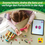 LEGO Wicked Glinda, Elfaba i Nessarose na żaglówce Uniwersytetu Shiz i 3 figurkach łódki Prezent dla dziewcząt i chłopców od 7. roku życia Miłośnicy domków dla lalek 75681 Zestawy do budowania Besuche w sklepie LEGO