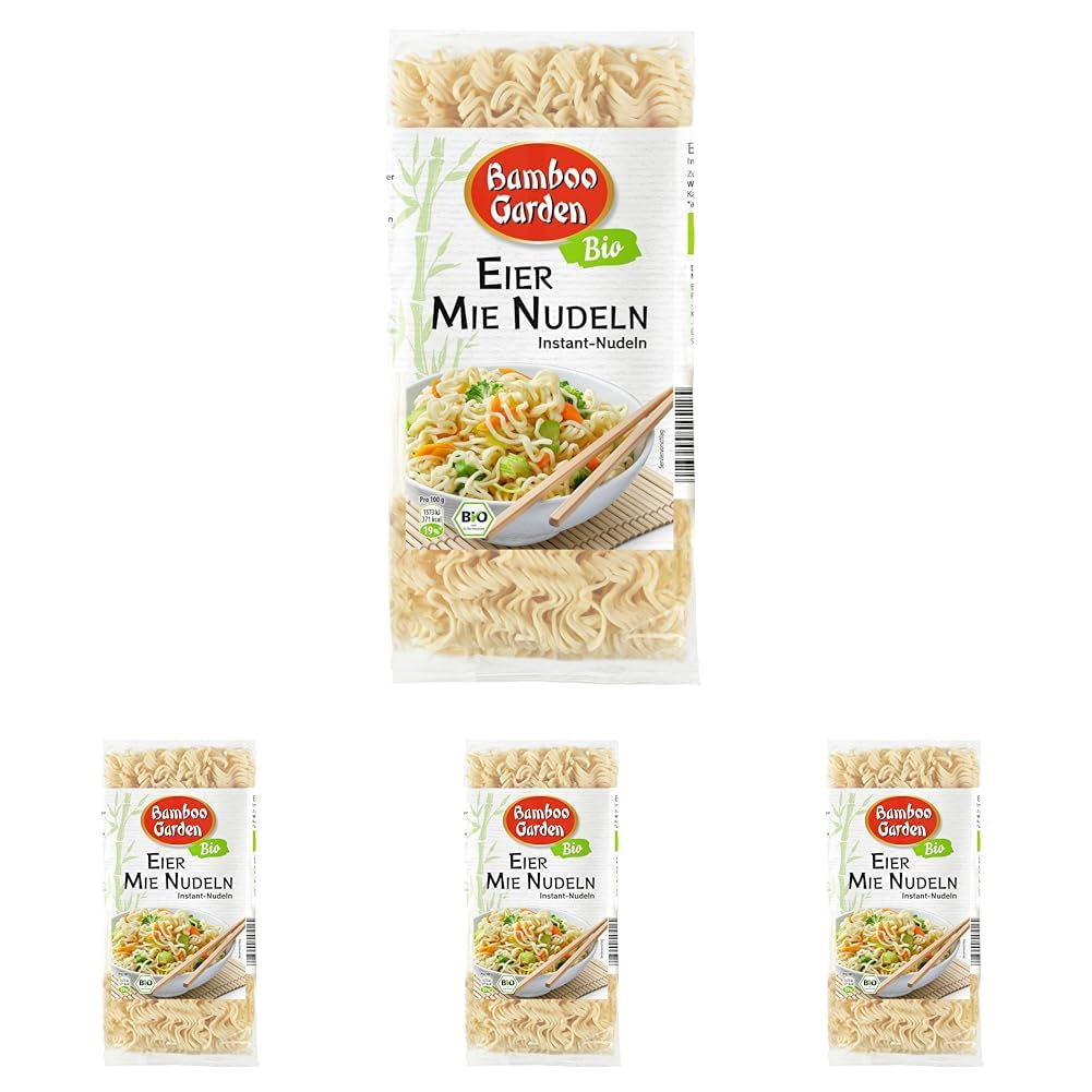 Bamboo Garden Organiczny makaron jajeczny i jagnięcy, 250g (wzór opakowania może się różnić)