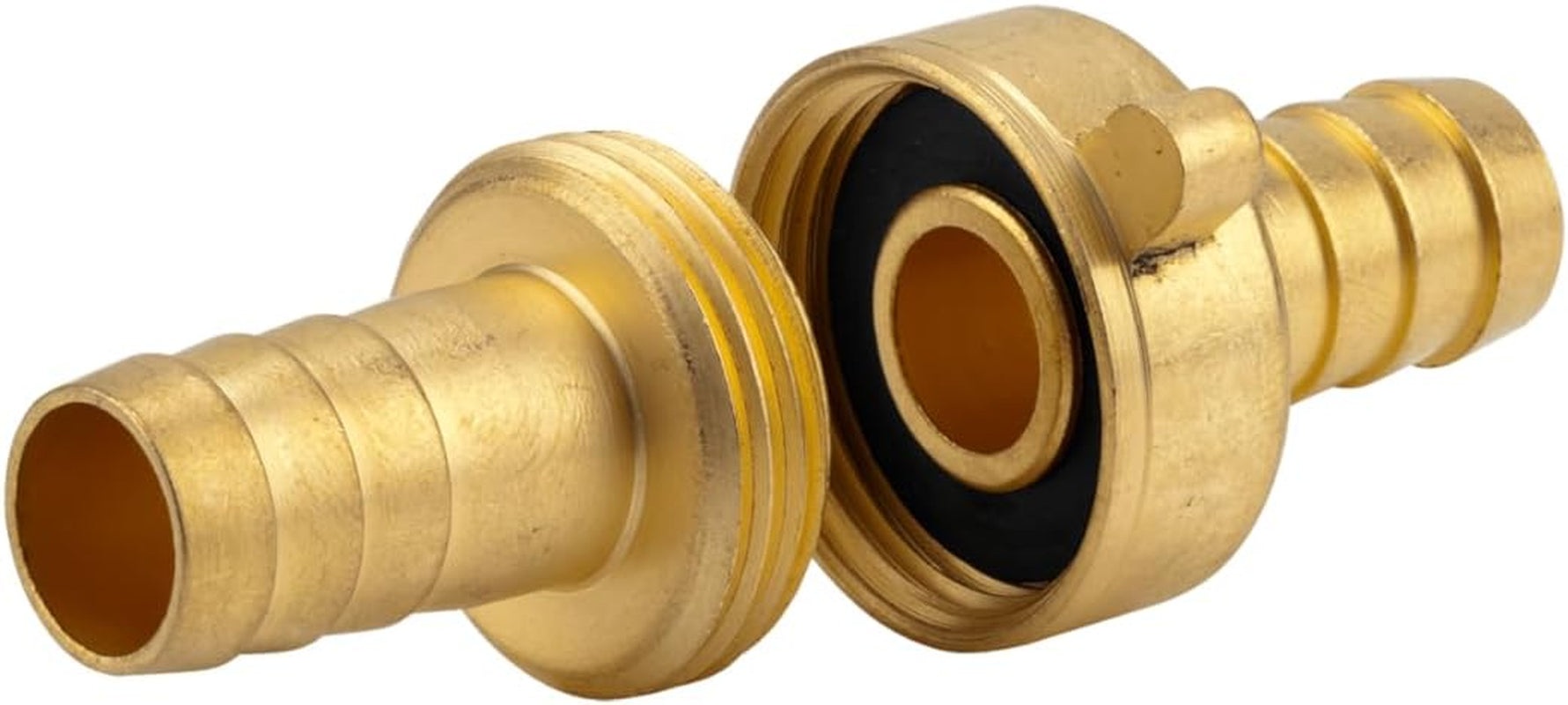Gardena Mosiężna złączka do węża, 3 sztuki: Przedłużka węża, gwint 26,5 mm (G 3/4 cala), do węży 13 mm (1/2 cala) (7151-20)
