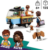 LEGO Friends Mała zabawka do pieczenia na kółkach dla dzieci, prezent dla dziewcząt i chłopców w wieku 6 lat, zabawka edukacyjna z psami Aliyą, Julesem i Airą 42606 Zestawy do budowania Beuche den LEGO-Store