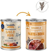 Sanabelle Gourmet Karma mokra w garnku z gęsią i kurczakiem | 6x380g | 2,28 kg